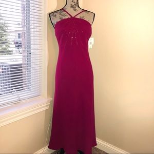 Evan Picone Long Formal Gown Pink 8